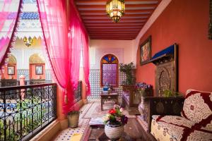 Area soggiorno di Riad bleu du Sud