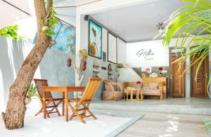 Posezení v ubytování Hitha Maldives - Omadhoo