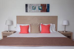 Postel nebo postele na pokoji v ubytování Minos Apartments & Studios