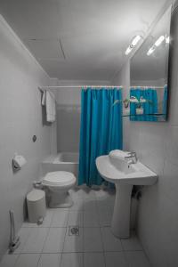Koupelna v ubytování Minos Apartments & Studios