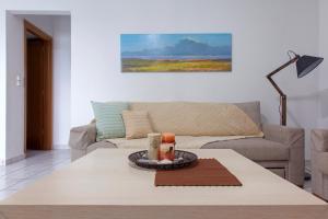 Posezení v ubytování Minos Apartments & Studios