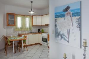 Kuchyň nebo kuchyňský kout v ubytování Minos Apartments & Studios