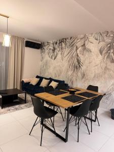 Χώρος καθιστικού στο Indigo Home