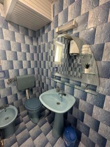 Koupelna v ubytování Apartmani Ira