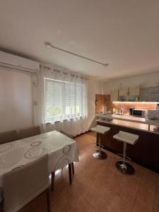 Kuchyň nebo kuchyňský kout v ubytování Apartmani Ira