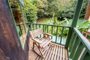 Balkón alebo terasa v ubytovaní Rustic Treehouse Monteverde