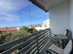 Balkón nebo terasa v ubytování Apartmani Ira