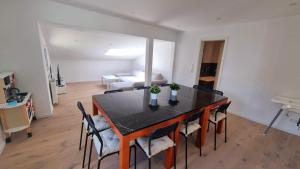Χώρος καθιστικού στο Maisonette-Wohnung Alpaka