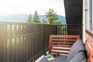 Nespecifikovaný výhled na hory nebo výhled na hory při pohledu z apartmánu