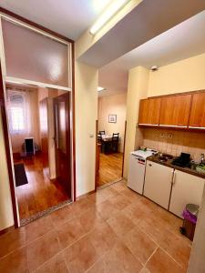 Kuchyň nebo kuchyňský kout v ubytování Apartment Varnica