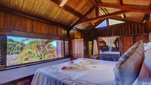 Posezení v ubytování Manga Soa Lodge