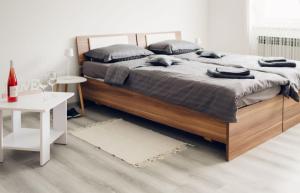 Postel nebo postele na pokoji v ubytování Apartman Marija Ilok