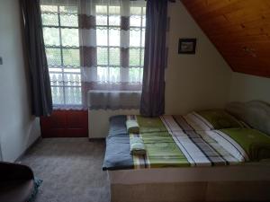 Postel nebo postele na pokoji v ubytování Király Nyaraló