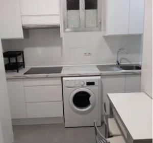 Køkken eller tekøkken på Plaza España RIO