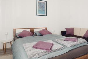 Postel nebo postele na pokoji v ubytování Apartman Marija Ilok