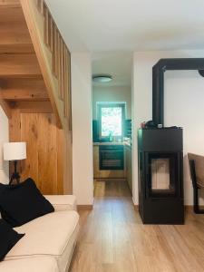 Posezení v ubytování Chalet Jasmin
