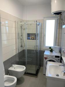 Koupelna v ubytování Vala mare rezidenc