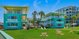 Bygningen som resortet ligger i