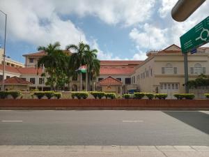 an empty street in front of a building at 3 Bedroom house in Colombo 9 in Colombo