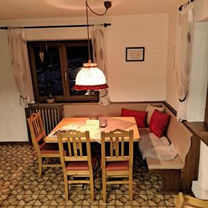 Posezení v ubytování Ferienwohnung Schatzhof