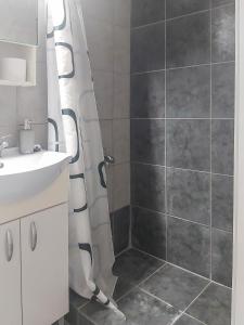 Koupelna v ubytování Camara Mani