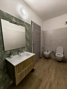 Koupelna v ubytování Borgo dei cervi B&B