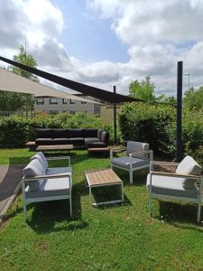 Zahrada ubytování B&B HOTEL CHARTRES Oceane
