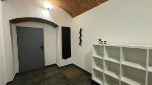 Postel nebo postele na pokoji v ubytování Family Apartments Černice