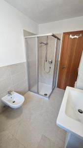 Koupelna v ubytování Apartment Judith Truden + 8 fotografií