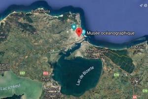 a map of the island of musicoocagogoit at haut standing vue exceptionnelle Bizerte Tunisie in Bizerte +25 photos