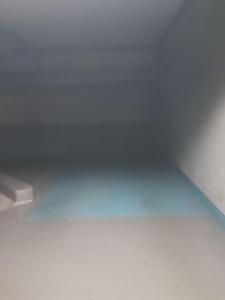 a room with a white floor and a blue wall at RER C Les Grésillons NEAR PARIS in Asnières-sur-Seine
