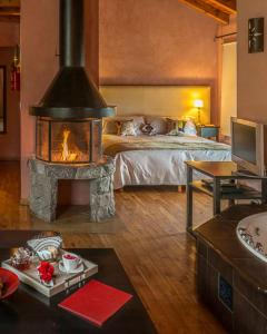 Postel nebo postele na pokoji v ubytování Lirolay Suites - Apart Hotel