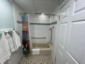 Koupelna v ubytování Barcelona Motel