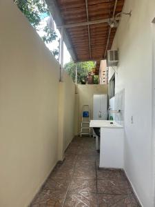 Η κουζίνα ή μικρή κουζίνα στο Lar sossego