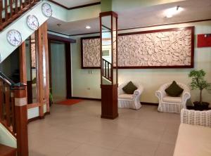 TV a/nebo společenská místnost v ubytování Shore Time Hotel Boracay