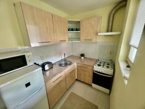 Kuchyňa alebo kuchynka v ubytovaní Rézi Apartman