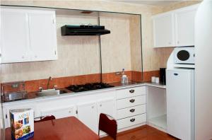 A kitchen or kitchenette at Hotel Marcella Clase Ejecutiva