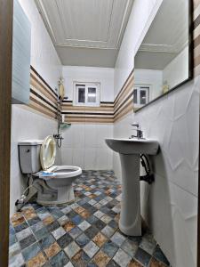 Koupelna v ubytování New koa condo hotel