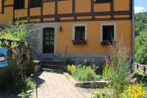 Zahrada ubytování Ferienhaus Kraxlhütte Krippen
