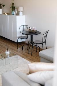 Predel za sedenje v nastanitvi Vimini Apartman
