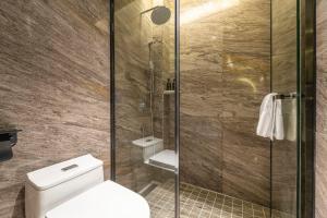 Phòng tắm tại Konggu Youlan Hotel Ningbo Yuyao North Xinjian Road