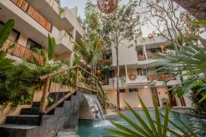 Bazén v ubytování Tulum 2 br suite plunge pool AC WiFi nebo v jeho okolí