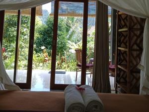 Buntera Homestay Sidemen外面的花园