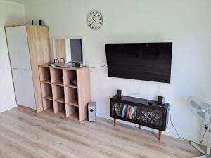 Μια τηλεόραση ή/και κέντρο ψυχαγωγίας στο Apartamenty Dobre 22C