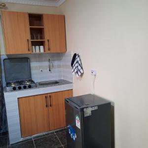 Kuchyň nebo kuchyňský kout v ubytování Laine Luxe Stays