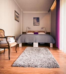 Posteľ alebo postele v izbe v ubytovaní Apartament Leśna