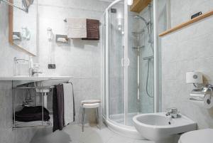 Koupelna v ubytování Hotel Pedranzini