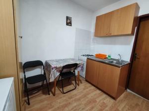 Kuchyň nebo kuchyňský kout v ubytování Apartmani Vodice