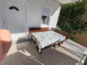 Balkón nebo terasa v ubytování Apartmani Vodice