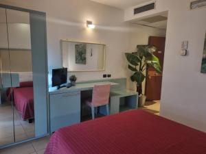 A bed or beds in a room at Ariete